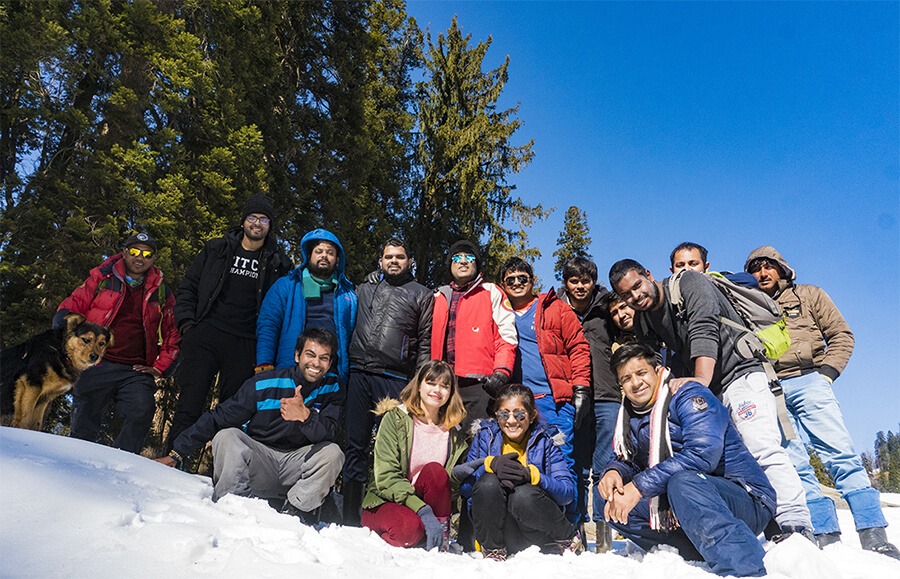 snow trekking