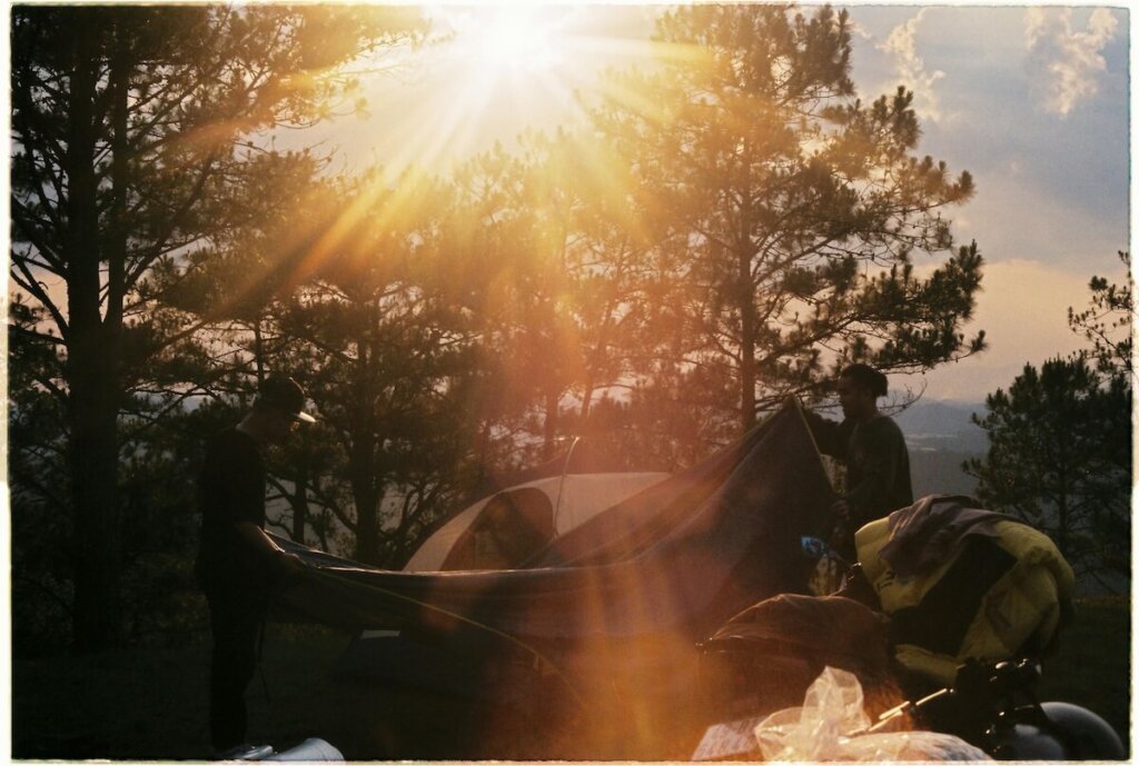 camping packing